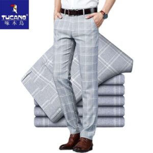 High quality check type formal pant
